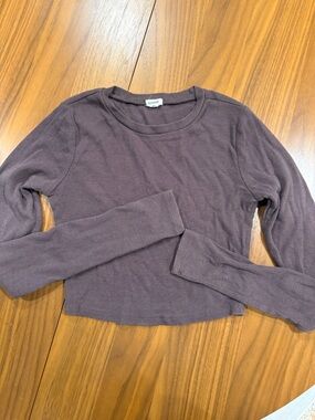 Garage Cropped Thermal Long Sleeve